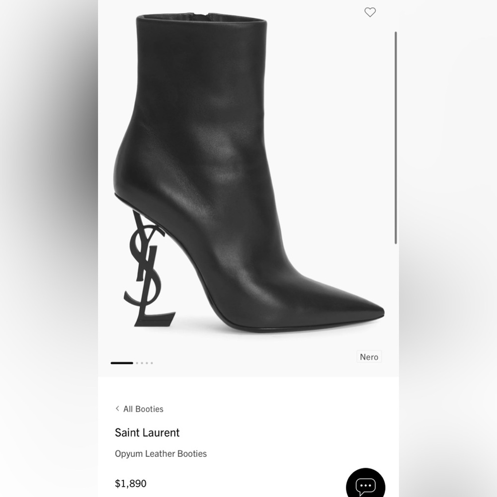 AUTHENTIC SAINT LAURENT OPYUM BOOTS 38.5